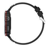 Montre connectée NASA SPORT Grand écran résolution haute définition bracelet en silicone couleur Noir