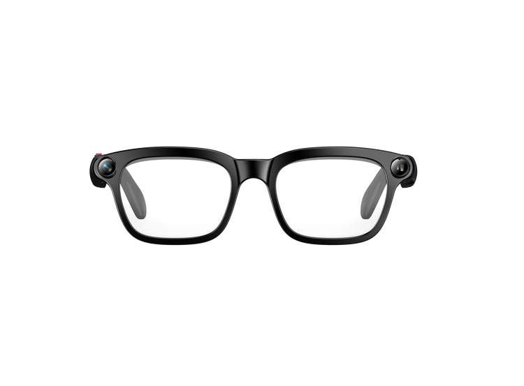 Lunettes intelligentes multifonctions NASA édition VISION Caméra 8 MP avec capteur Photo & Vidéo Haute Définition transmission Wi-Fi, Bluetooth Microphone Et Haut-Parleur Intégré Monture Mat Noir Verres Incolore Modèle Unisex design
