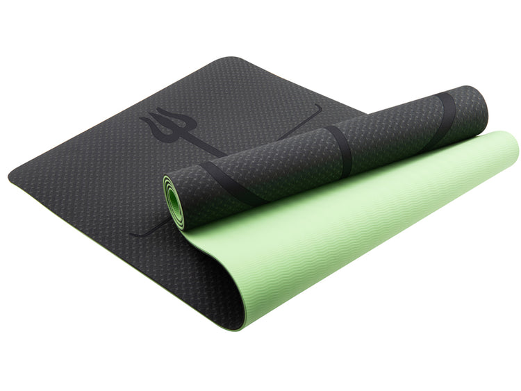 Tapis de Yoga antidérapant - Modèle Zenith edition 2024-en caoutchouc naturel colorie Vert