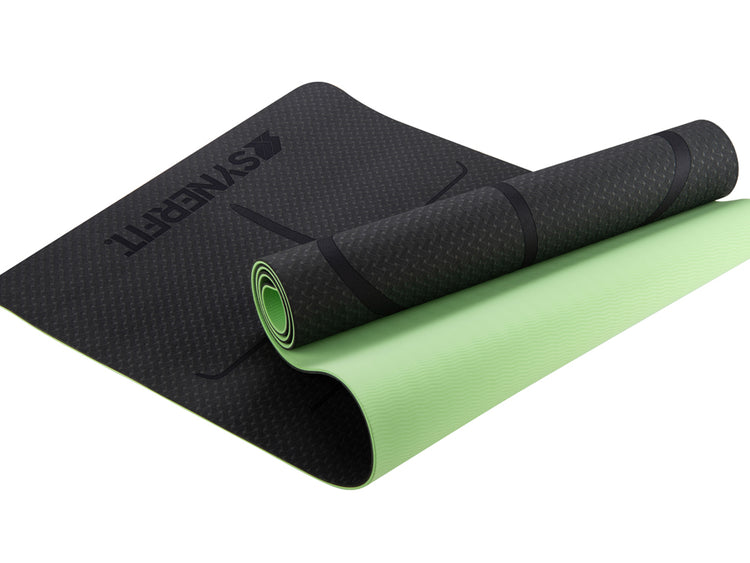 Tapis de Yoga antidérapant - Modèle Zenith edition 2024-en caoutchouc naturel colorie Vert