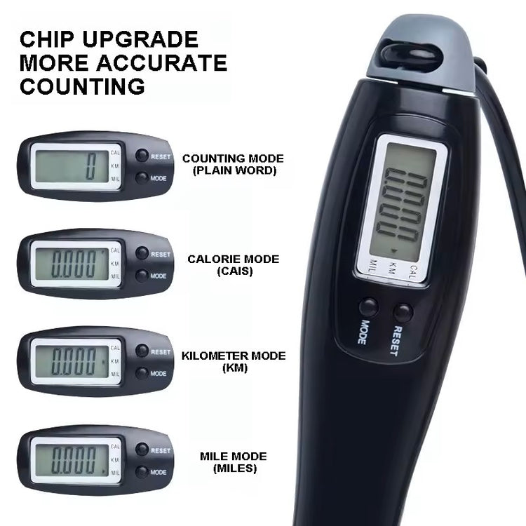 Corde à sauter SYNERFIT avec compteur numérique - Rose