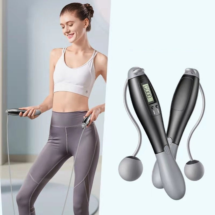 Corde à sauter SYNERFIT avec compteur numérique - Rose