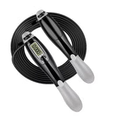 Corde à sauter SYNERFIT avec compteur numérique - Noir