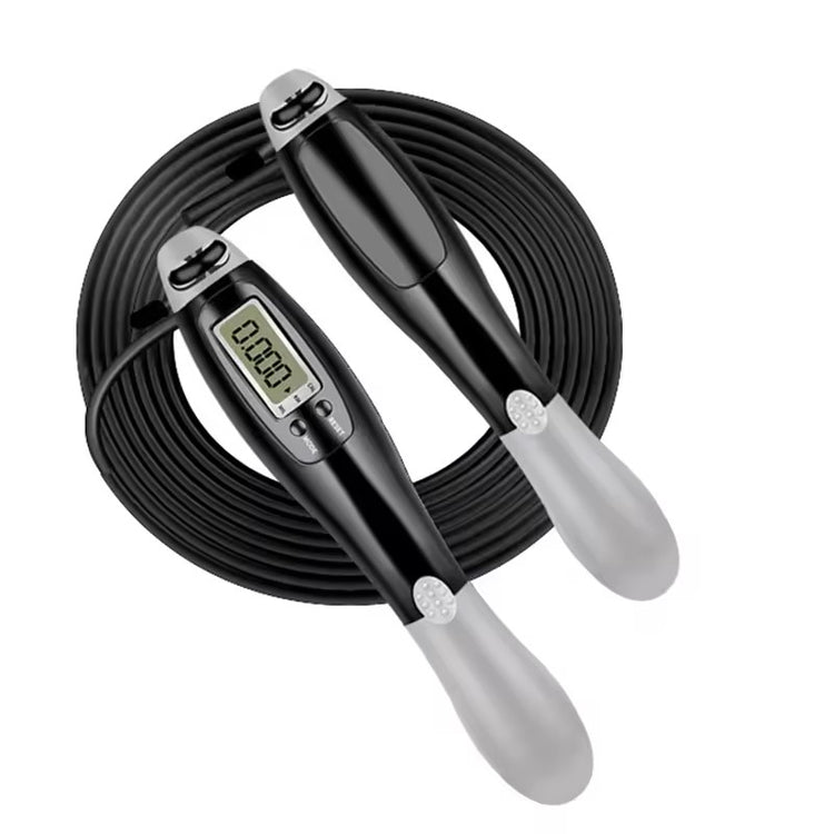 Corde à sauter SYNERFIT avec compteur numérique - Noir