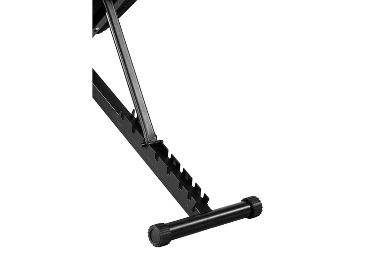 Banc de Musculation SYNERFIT Inclinable Réglable, multifonctions - entraînement complet noir et rouge