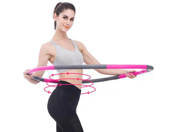 Hula Hoop en mousse Synerfit 100cm, 1,2kg (Bleu-Gris)