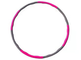 Hula Hoop en mousse Synerfit 100cm, 1,2kg (Rose-Gris)