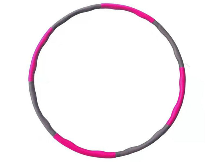 Hula Hoop en mousse Synerfit 100cm, 1,2kg (Rose-Gris)
