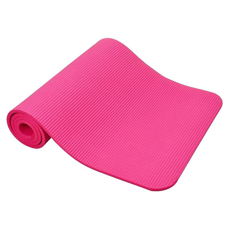 SYNERFIT Kits de Yoga 5 en 1 inclus Tapis de yoga , serviette, balle de yoga, brique de yoga, fitness band, EVA haute densité inlcus sac de transport .Modéle Yoga fit colorie Rose