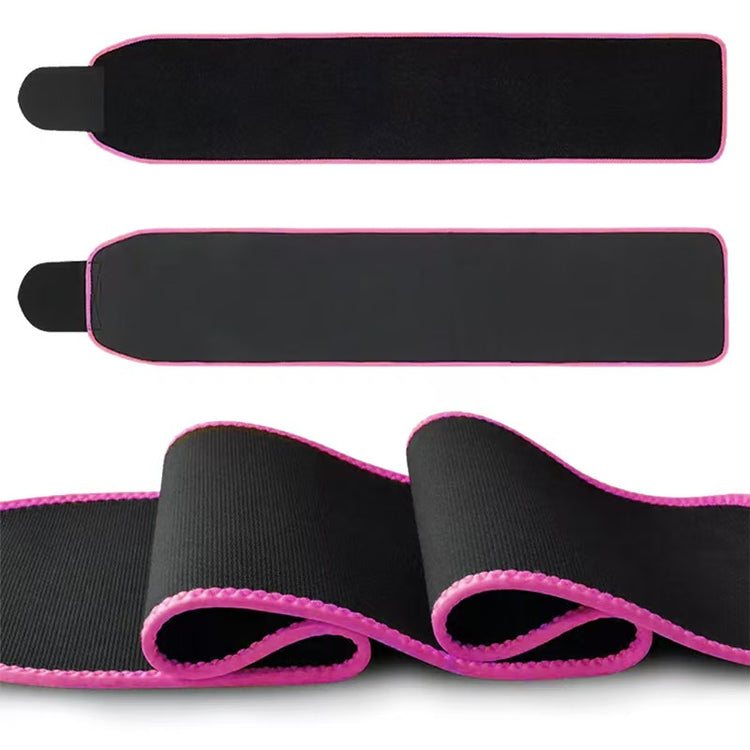 SYNERFIT Ceinture de sudation en néoprène et lycra - Taille unique Modéle Sauna fit colorie Noir et Rose