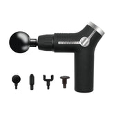 SYNERFIT Pistolet de Massage Musculaire 6 Vitesses Réglables, modèle Innova Gun colorie Noir Argent