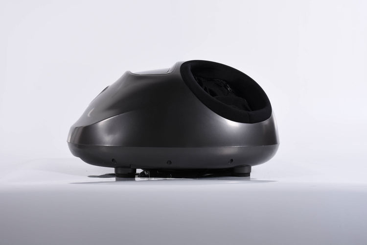 SYNERFIT Appareil de massage des pieds avec fonction chauffante et compression d'air à commande tactile - Modèle Jacuzzi colorie Noir