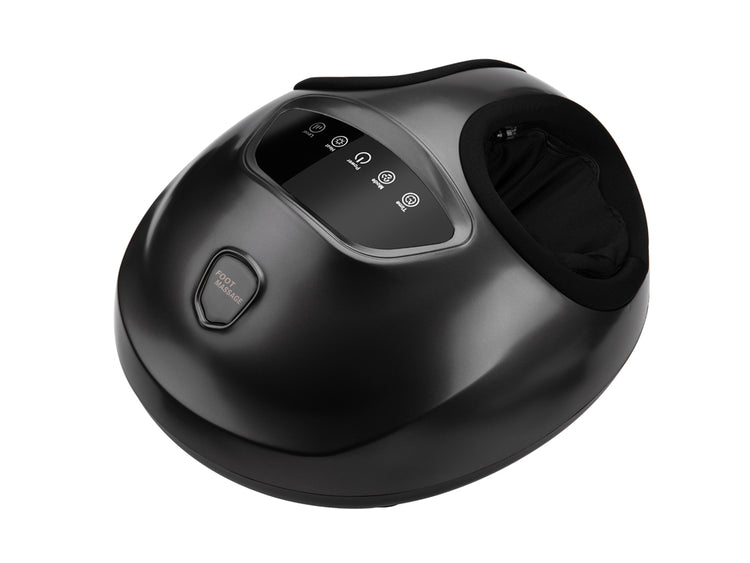 SYNERFIT Appareil de massage des pieds avec fonction chauffante et compression d'air à commande tactile - Modèle Jacuzzi colorie Noir