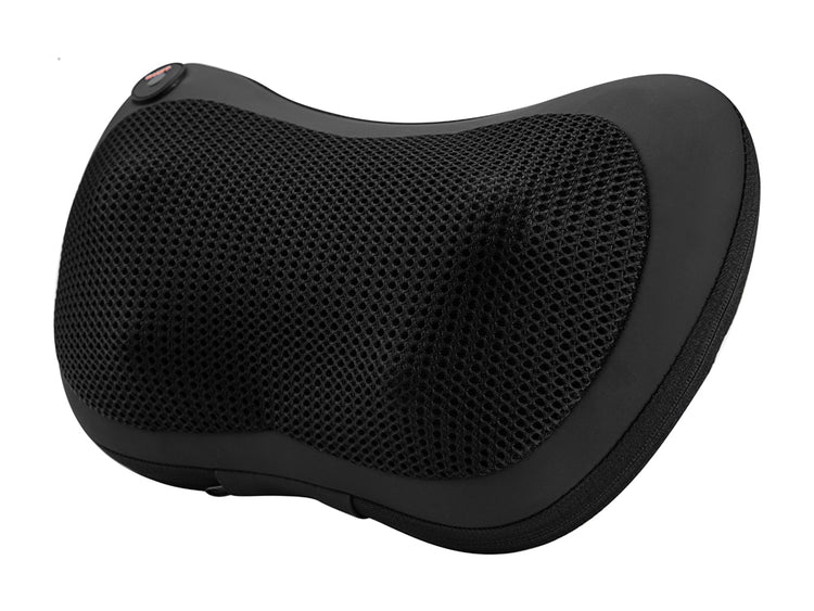 SYNERFIT Coussin de massage Shiatsu thermique 4 vitesses,8 têtes de massage- Modèle Balnéa colorie Noir