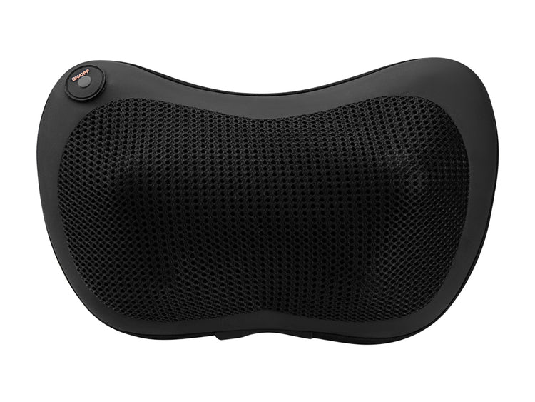 SYNERFIT Coussin de massage Shiatsu thermique 4 vitesses,8 têtes de massage- Modèle Balnéa colorie Noir