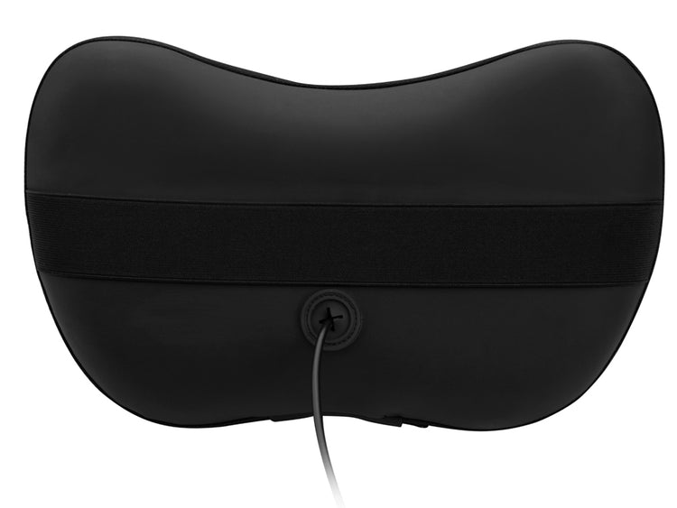 SYNERFIT Coussin de massage Shiatsu thermique 4 vitesses,8 têtes de massage- Modèle Balnéa colorie Noir
