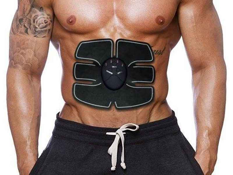 Stimulateur musculaire sans fil abdominaux, bras et jambes -Masseur de six-Pack abdos EMS -Modèle mobile GYM