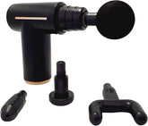Pistolet de Massage Musculaire SYNERFIT 6 vitesses réglables 6 têtes de massage modèle Smart Gun colorie Noir
