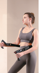 Pistolet de Massage Musculaire SYNERFIT 6 Vitesses Réglables 3 en 1 masseur dos et cervicales poignée amovible,modéle Move Gun colorie Gris