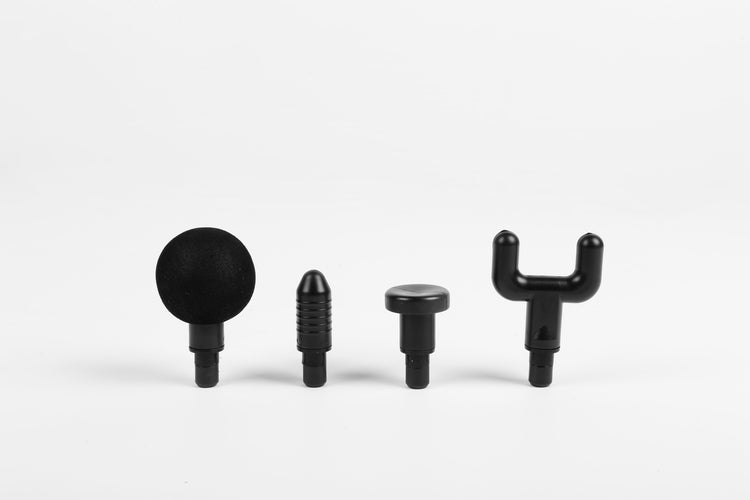 Pistolet de Massage Musculaire SYNERFIT 6 Vitesses Réglables 3 en 1 masseur dos et cervicales poignée amovible,modéle Move Gun colorie Gris