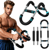 Appareil d'entraînement SYNERFIT Power Twister entraîneur des Bras Niveau de résistance : 30/40/50 kg Double Ressort, 3 Niveaux réglables, extenseur de Poitrine