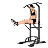Station de musculation à haltères réglable, barre horizontale d'intérieur idéal pour les tractions.Modèle FitLife colorie Noir Rouge