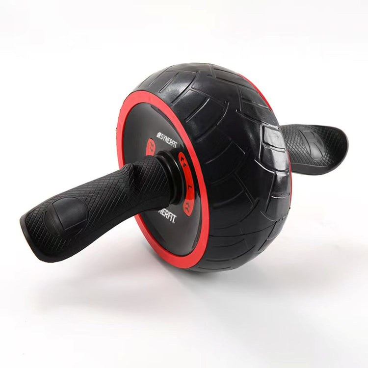 Roue abdominale Synerfit multifonction – Entraînement complet à domicile, tous niveaux- modèle PerfectCarve - colorie Noir/ Rouge
