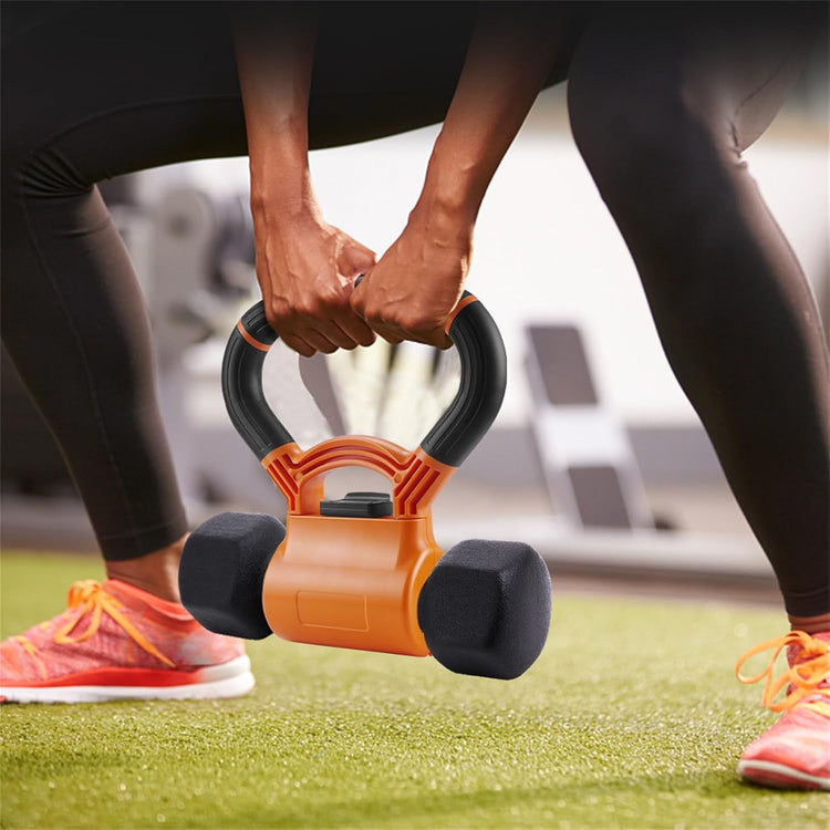 Barre d'haltères réglable SYNERFIT et adaptateur de poids, poignée pour kettlebell, clip de fixation pour haltères et exercices