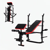 Banc Musculation Complet SYNERFIT, Pliable&Inclinable, Developper Coucher, Multifonction Réglable modèle ISE-FIT