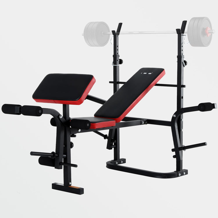 Banc Musculation Complet SYNERFIT, Pliable&Inclinable, Developper Coucher, Multifonction Réglable modèle ISE-FIT