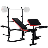 Banc Musculation Complet SYNERFIT, Pliable&Inclinable, Developper Coucher, Multifonction Réglable modèle ISE-FIT