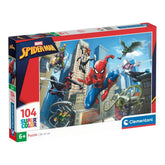 Clementoni Marvel Spider-Man - Puzzle Super Color pour enfants, 104 pièces