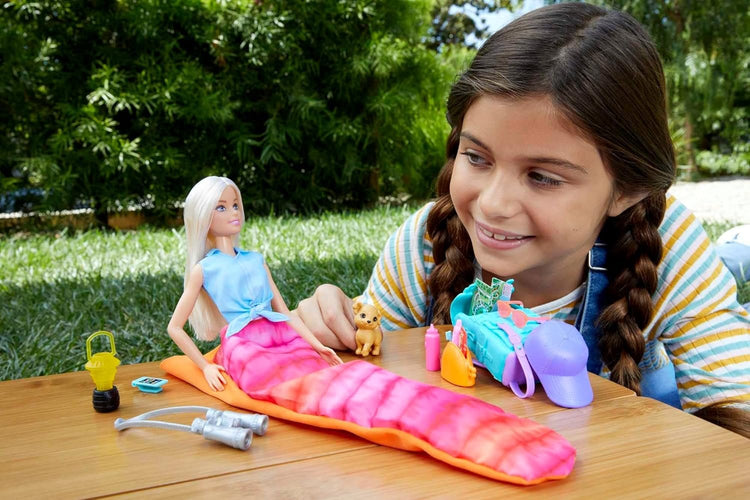 MATTEL Poupée Barbie Malibu Camping