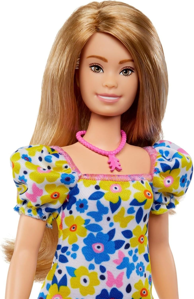 MATTEL Barbie Fashionista Doll Robe Flowers Down 65 ans Barbie