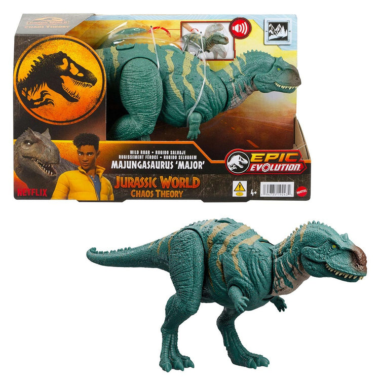 JURASSIC WORLD WILD ROAR MAJUNGASAURUS HTK76 MATTEL