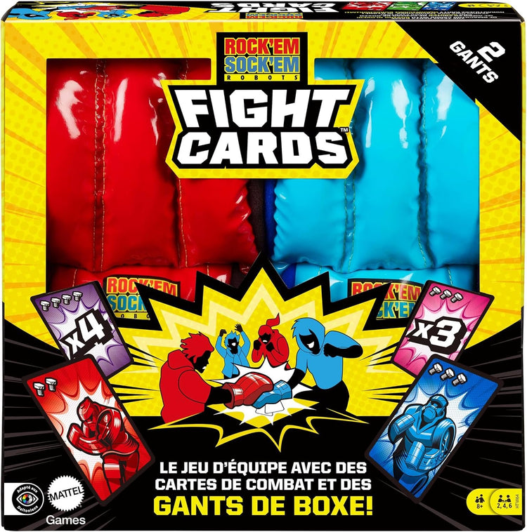 Mattel Games - Fight Cards Jeu En Équipe - Jeu De Cartes Famille 8ANS +