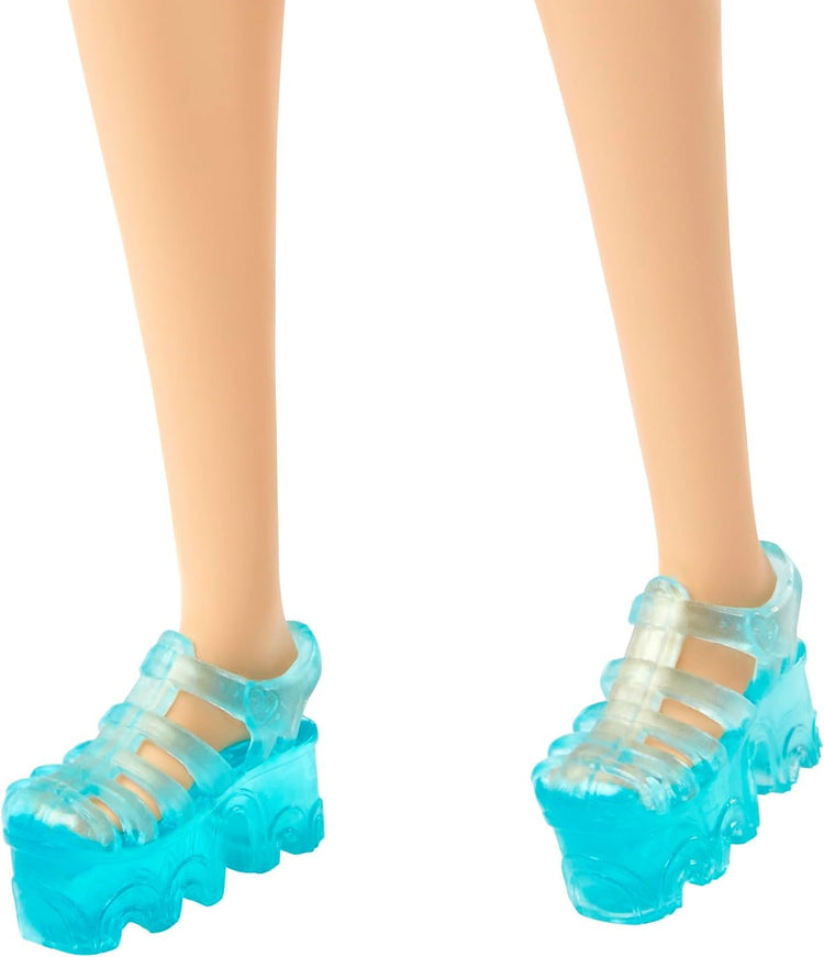 MATTEL Poupée Barbie Deluxe Style en Combinaison Rose