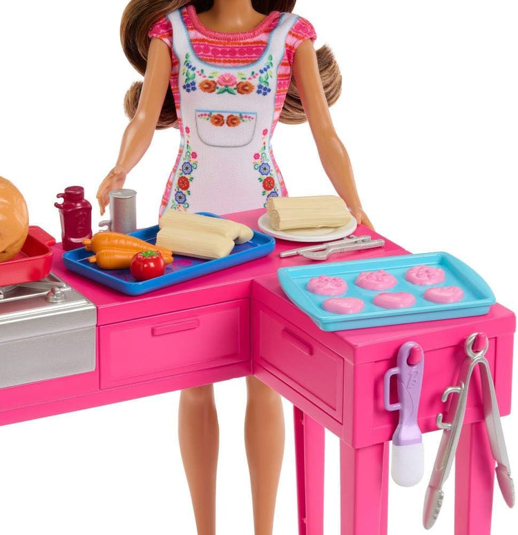 MATTEL Set de cuisine Barbie Teresa avec poupée
