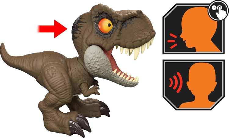 MATTEL Fisher-Price Figurine Tyrannosaure interactif Jurassic World - 24cm