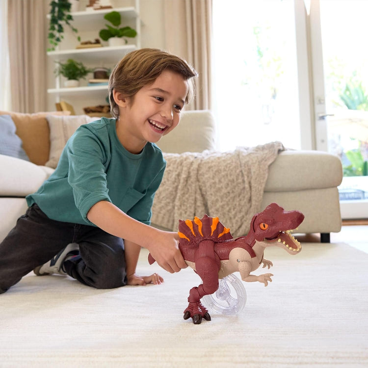 MATTEL Fisher-Price Imaginext Figurines Srint Spino - La Course Du Spinosaure Jurassic World - 24cm