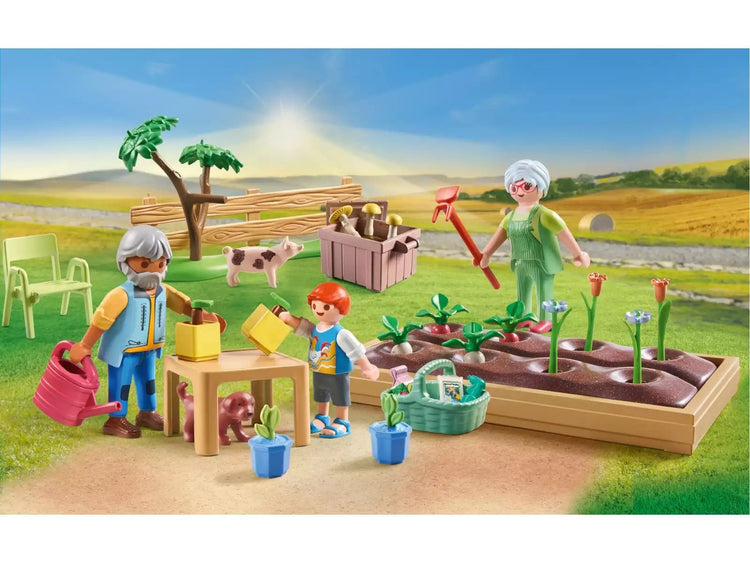 71443 - Playmobil Country - Grands-parents et potager