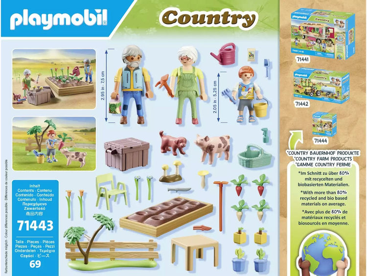 71443 - Playmobil Country - Grands-parents et potager