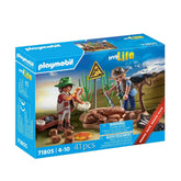 71805 - Playmobil My Life - Chasseurs et fossiles de dinosaures