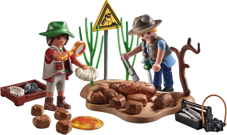 71805 - Playmobil My Life - Chasseurs et fossiles de dinosaures