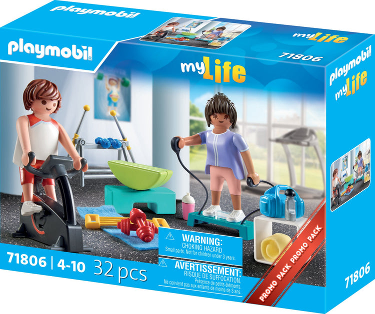 71806 - Playmobil My Life - Sportifs avec matériel de fitness