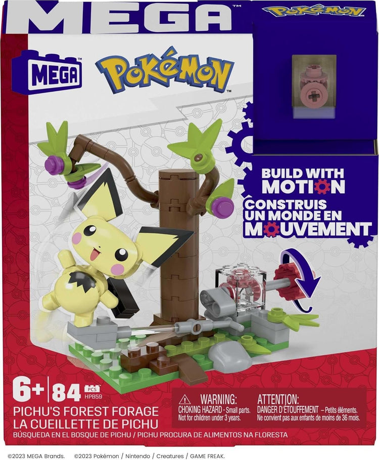 MATTEL Mega Pokemon construction Adventure Builder mix 84 piéces