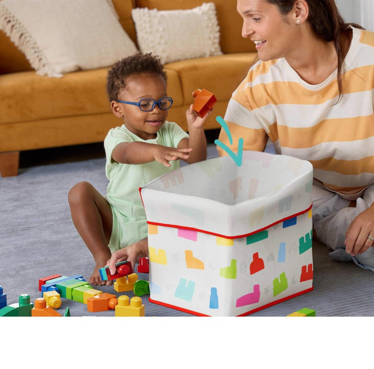Fisher-Price MEGA BLOKS Pie Pads Ensemble de blocs (250 éléments) et 1 sac réutilisable