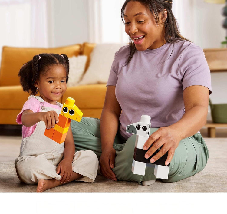 Fisher-Price MEGA BLOKS Pie Pads Ensemble de blocs (250 éléments) et 1 sac réutilisable