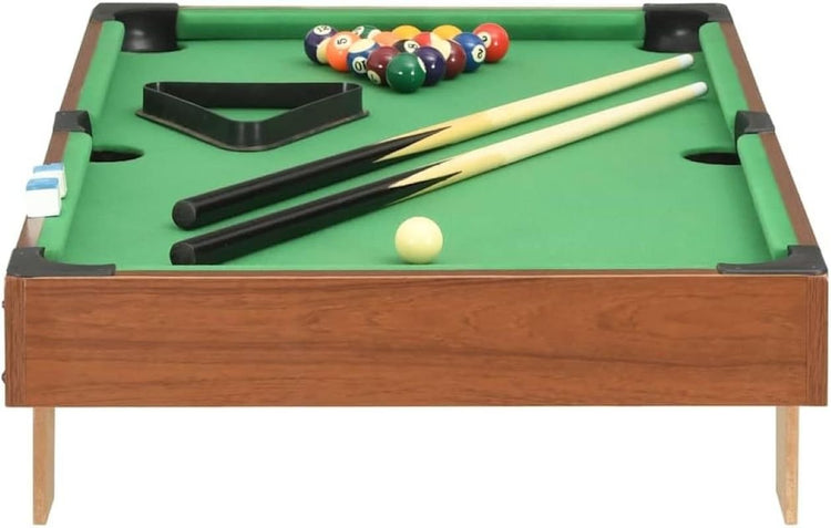 TACHAN Billard de Table en BoisInclus : boules et queues de billard 52x33x6 cm Matériau: MDF haute qualité