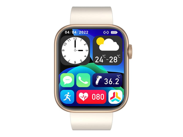 Montre connectée - Edition Gamma 2024 -avec bracelet en silicone couleur Beige